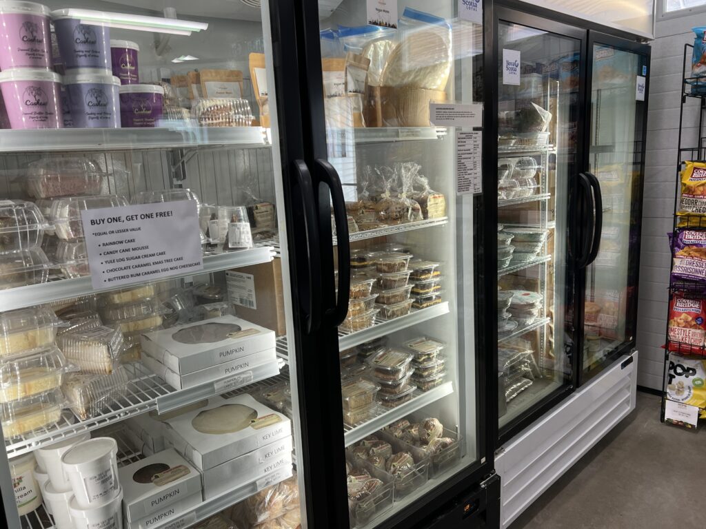 Frozen food section